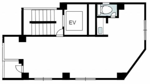 富岳ビル 2階 平面図