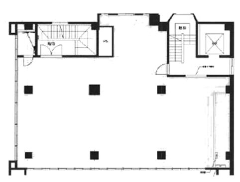 池袋籏ビル（池袋旗ビル） 4階 平面図