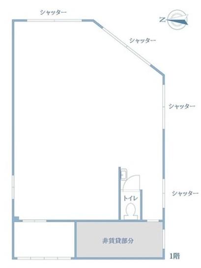 大田区西蒲田3丁目ビル 1階 平面図