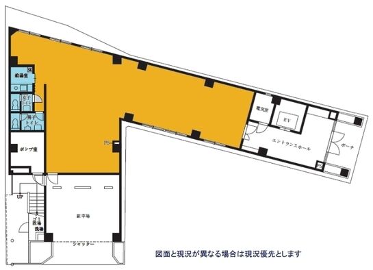 VORT芝公園（旧：芝センタービル） 1階 平面図