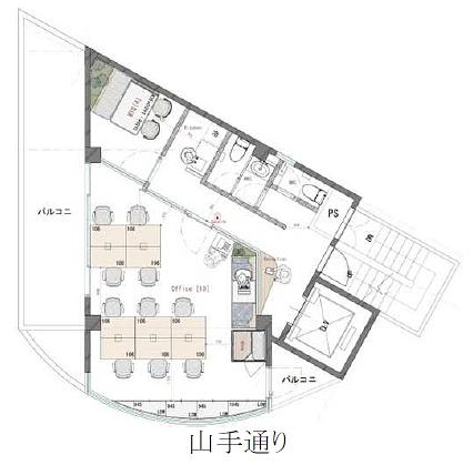 青葉台四丁目ビル 5階 平面図