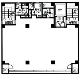 ODAビルディング 6階 平面図