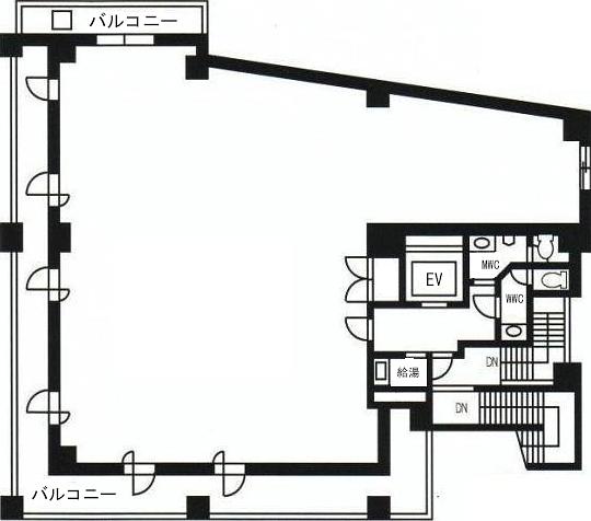第1三倉ビル 6階 平面図