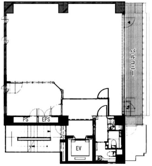 D'sVARIE御徒町ビル(旧:ユニゾ仲御徒町ビル(旧:TOWA SKY BLDG)) 8階 平面図