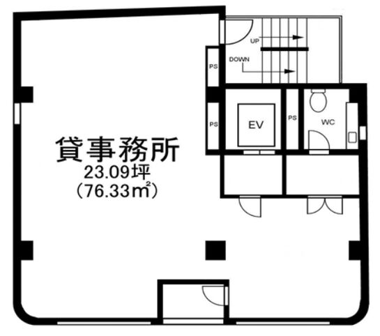 アクセス御茶ノ水 2階 平面図
