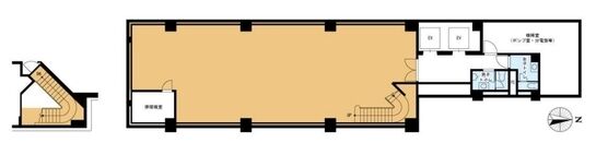 VORT京橋Ⅱ（旧：+SHIFT KYOBASHI・京橋ファーストスクエア・アサコ京橋ビル） 地下1階 平面図
