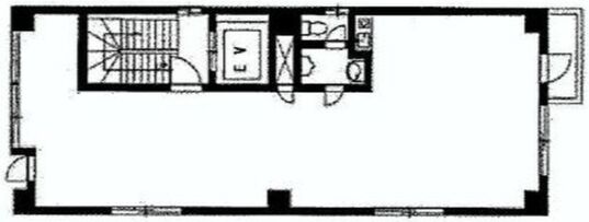 万代芝ビル 2階 平面図