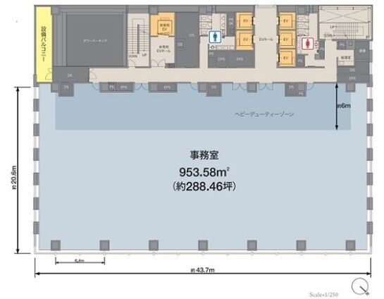 豊洲アーバンポイント 11階1101 平面図