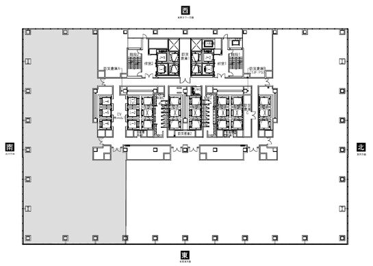 世界貿易センタービルディング 本館 11階 平面図