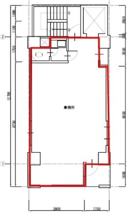 渋谷トーセイビル 8階 平面図