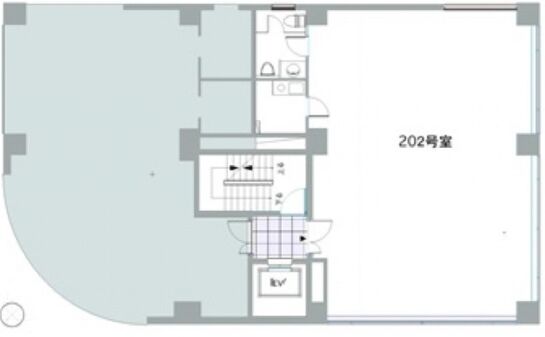 O&K南青山 2階202 平面図