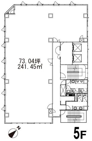 エディフィチオ トーコー 5階501 平面図