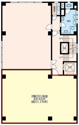 竹本ビル 2階201 平面図