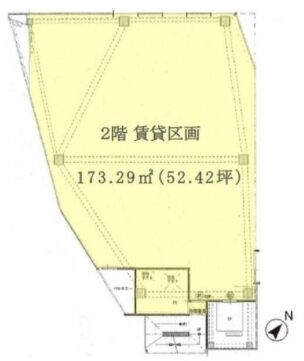グラバ代官山ビル(GRAVA代官山) 2階 平面図