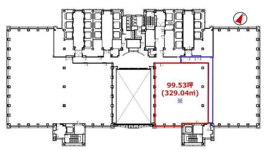 新宿マインズタワー 8階 平面図