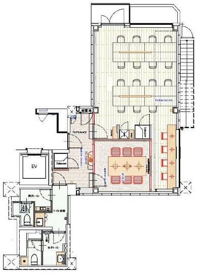 グランファースト恵比寿（旧：渋谷松原ビル） 1階 平面図