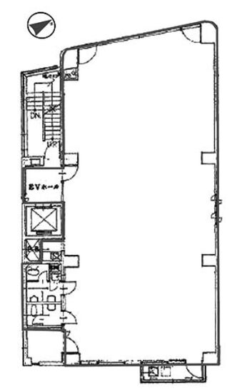 神宮前董友ビルⅠ(旧:原宿董友ビル) 8階 平面図