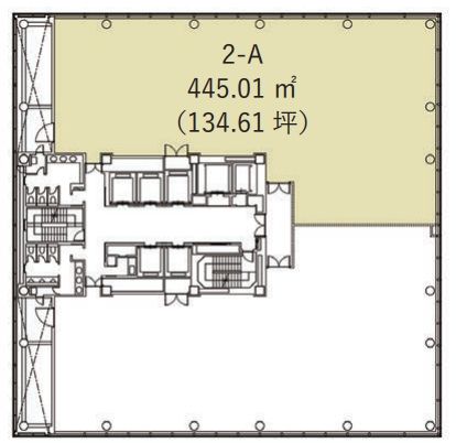浜松町スクエア 2階A 平面図