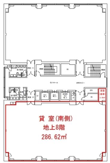 住友生命五反田ビル 8階 平面図