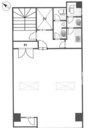 Y's Coral Build（Y'sコーラルビル） 5階 平面図
