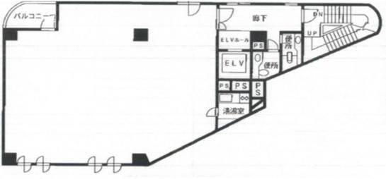 ミクニ六本木ビル 7階 平面図
