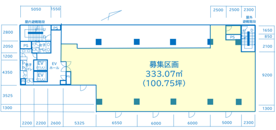 京成青戸ビル 5階 平面図