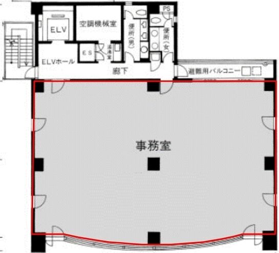 三田ネクサスビル 4階 平面図