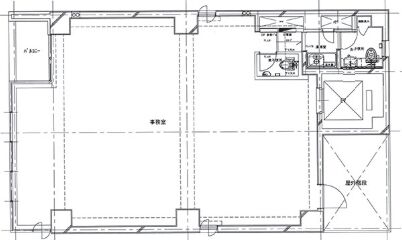 YMG新橋ビル 6階 平面図