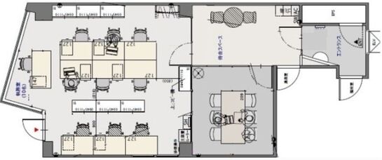 MKビル(新宿区) 4階 平面図