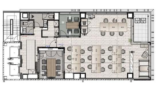 +SHIFT 日本橋桜通り 5階 平面図