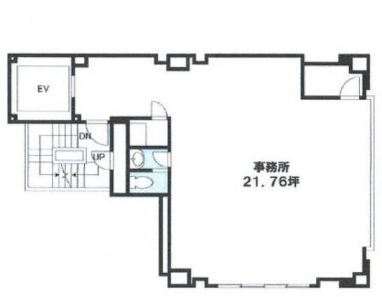 紅谷ビル 5階 平面図