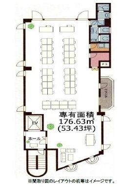 サンライン第14ビル 3階 平面図