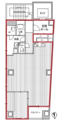 麹町トーセイビル 11階 平面図