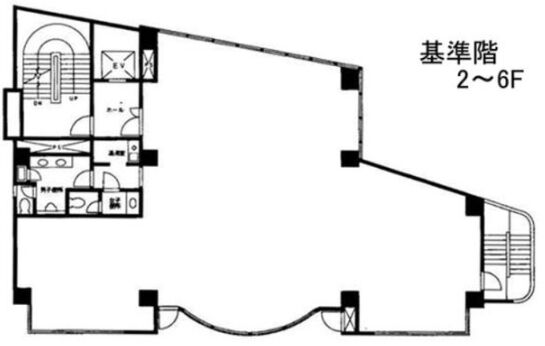 ACN御茶ノ水ビル（旧：YK駿河台ビル） 5階 平面図
