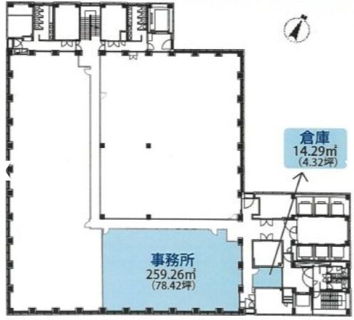 時事通信ビル 11階 平面図