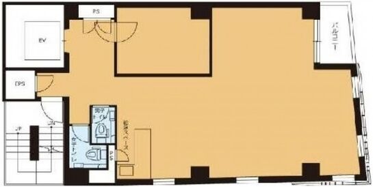 VORT秋葉原Ⅴ（旧：PARK WOOD office iwamotocho） 2階 平面図