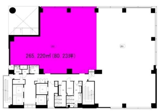 KPP八重洲ビル 2階202 平面図
