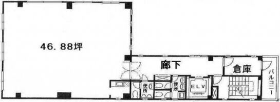 SUN TORAビル 2階 平面図