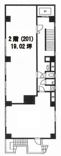 NCKビル 2階201 平面図