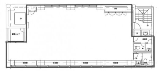 ACN日本橋リバーサイドビル 2階 平面図