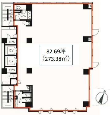 内神田渋谷ビル 5階 平面図