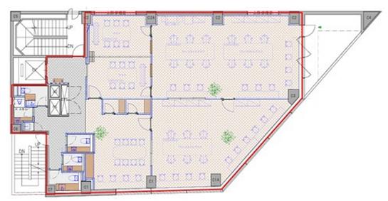 WORK VILLA SHIBAKOEN 3階 平面図