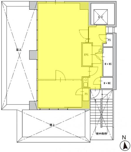 新橋赤レンガ通りビル 9階 平面図