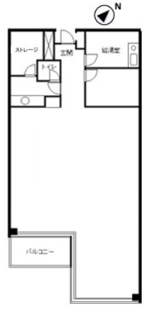ビラ・ビアンカ（VILLA BIANCA） 3階303 平面図