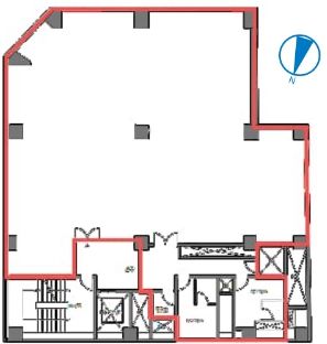 坂田ビルディング 4階 平面図
