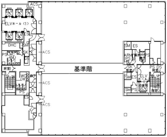 エステック情報ビル 27階 平面図