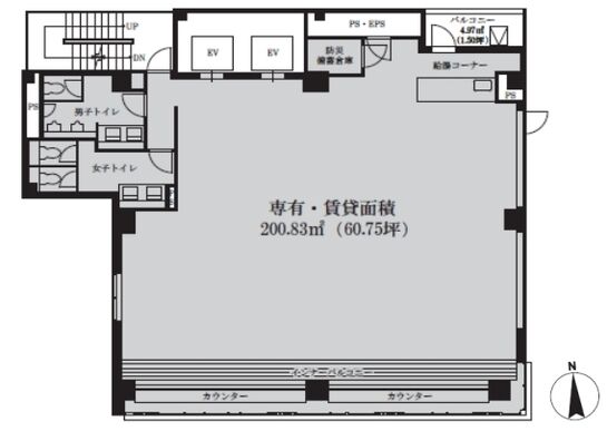 VORT秋葉原Ⅵ（旧：CIRCLES秋葉原） 5階 平面図