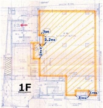 境南スカイビル 1階 平面図