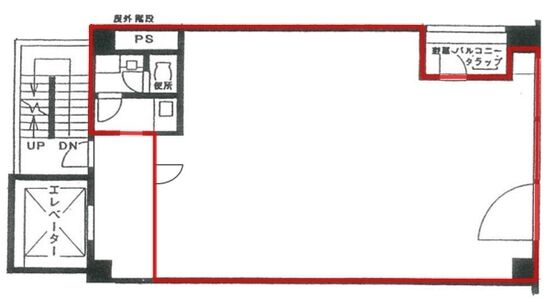 銀座和田ビル 10階 平面図