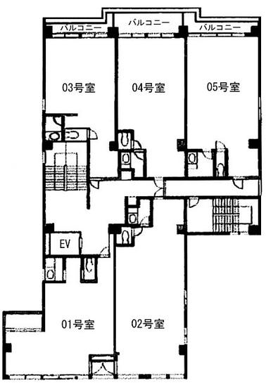 毛利ビル（台東区） 4階402 平面図